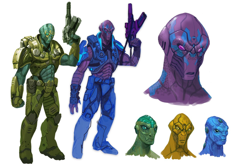 Illustration for article titled Halo MMO Concepts: What Your Sexy Mistress Chief Could Have Looked Like